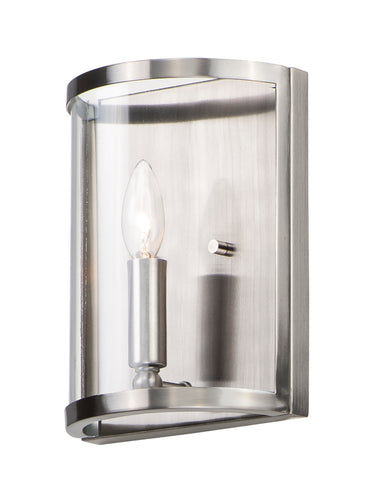 Maxim Lighting Sentinel Wall Sconce Satin Nickel