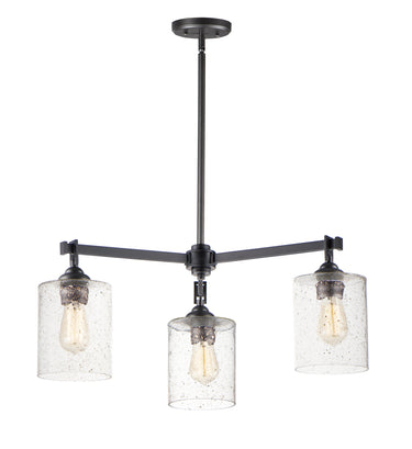 Maxim Lighting Stonehenge 3-Light Chandelier Bronze