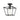 Maxim Lighting Clifton Pendant/Semi-Flush Black