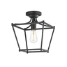 Maxim Lighting Clifton Pendant/Semi-Flush Black