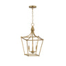 Maxim Lighting Clifton 3-Light Pendant Natural Aged Brass