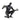Finesse Decor Jean Sculpture Matte Black and Steel