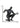 Finesse Decor Jean Sculpture Matte Black and Steel