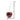 Finesse Decor Medium Red Wine Cherry Sculpture 22" Tall