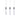 Finesse Decor Acrylic Cylinder Chandelier - 3 Light