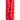 Finesse Decor Textured Honeycomb Vase Red, 36"
