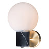 Maxim Lighting Vesper Wall Sconce Satin Brass/Black