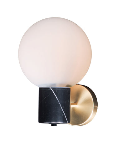 Maxim Lighting Vesper Wall Sconce Satin Brass/Black