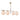 Maxim Lighting Vesper 4-Light Pendant Satin Brass/Black