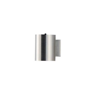 Maxim Lighting Outpost 7.25"H OD Wall Sconce with Photocell Brushed Aluminum