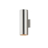 Maxim Lighting Outpost 2-Light 15"H Outdoor Wall Sconce Brushed Aluminum