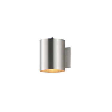 Maxim Lighting Outpost 6"W x 7.25"H OD Wall Sconce with PHC Brushed Aluminum