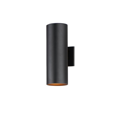 Maxim Lighting Outpost 2-Light 6"W x 15"H Outdoor Wall Sconce Black