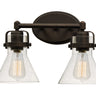 Maxim Lighting Seafarer 2-Light Bath Vanity With Bulbs Oil Rubbed Bronze