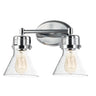 Maxim Lighting Seafarer 2-Light Bath Vanity With Bulbs Polished Chrome