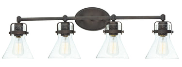 Maxim Lighting Seafarer 4-Light Bath Vanity With Bulbs Oil Rubbed Bronze