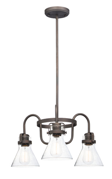 Maxim Lighting Seafarer 3-Light Chandelier Oil Rubbed Bronze