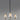 Maxim Lighting Goblet 3-Light Chandelier Black/Satin Nickel