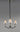 Maxim Lighting Goblet 3-Light Chandelier Black/Satin Nickel