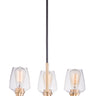 Maxim Lighting Goblet 3-Light Chandelier Bronze/Antique Brass