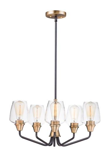 Maxim Lighting Goblet 5-Light Chandelier Bronze/Antique Brass