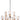 Maxim Lighting Goblet 9-Light Chandelier Bronze/Antique Brass