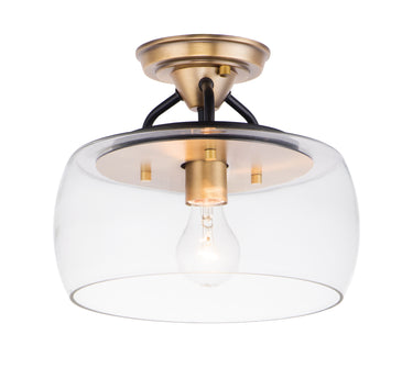 Maxim Lighting Goblet Semi Flush Mount Bronze/Antique Brass
