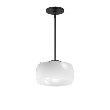 Maxim Lighting Glazed Pendant White/Black