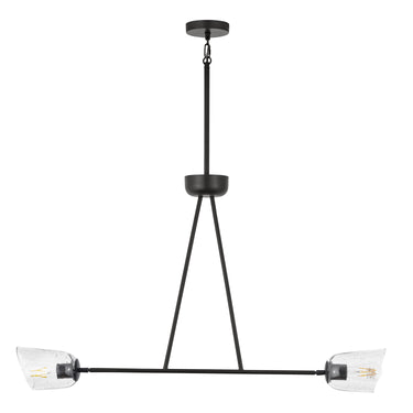 Maxim Lighting Keppe 2-Light Linear Pendant Dark Bronze
