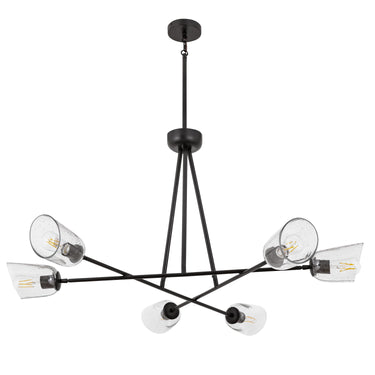 Maxim Lighting Keppe 6-Light Chandelier Dark Bronze