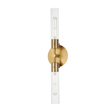 Maxim Lighting Equilibrium 2-Light LED Wall Sconce Natural Aged Brass