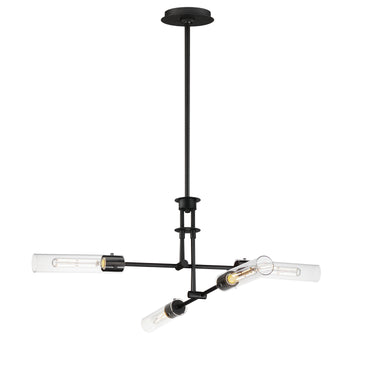 Maxim Lighting Equilibrium 4-Light LED Flush Mount Convertible Black