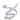 Finesse Decor Munich Silver Table Lamp LED Strip & Touch Dimmer