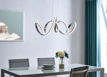 Finesse Decor Seville LED Chandelier Chrome
