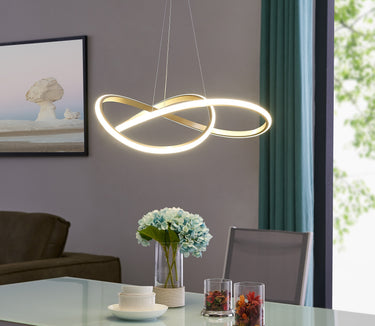 Finesse Decor Edinburgh LED Chandelier Gold