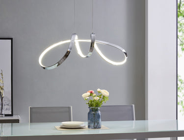 Finesse Decor Lisbon LED Chandelier Chrome