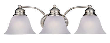 Maxim Lighting Malaga 3-Light Bath Vanity Satin Nickel