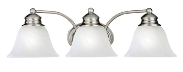 Maxim Lighting Malaga 3-Light Bath Vanity Satin Nickel