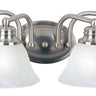 Maxim Lighting Malaga 4-Light Bath Vanity Satin Nickel
