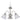 Malaga Mini Chandelier by Maxim - 2697FTSN