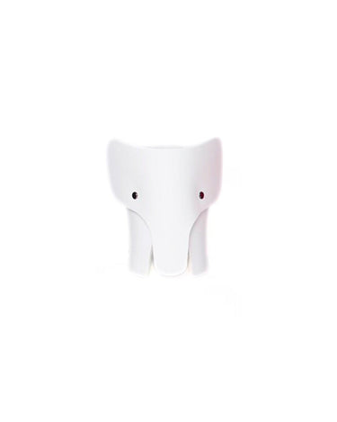 Elephant Night Lamp by EO in White, front view – image 1