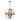Maxim Lighting Compass 4-Light Pendant Antique Pecan/Black