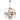 Maxim Lighting Compass 6-Light Pendant Antique Pecan/Black
