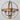 Maxim Lighting Compass 6-Light Pendant Antique Pecan/Black