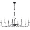 Maxim Lighting Padrona 8-Light Chandelier Black Oxide