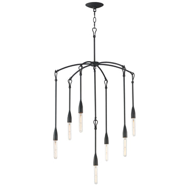 Maxim Lighting Pioneer 7-Light Chandelier Anthracite