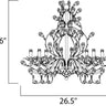 Maxim Lighting Elegante 6-Light Chandelier Etruscan Gold