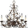 Maxim Lighting Elegante 6-Light Chandelier Oil Rubbed Bronze
