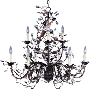 Maxim Lighting Elegante 9-Light Chandelier Oil Rubbed Bronze