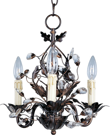 Maxim Lighting Elegante 3-Light Chandelier Oil Rubbed Bronze
